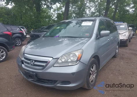 2007 Honda Odyssey Ex из США, поврежденный, VIN 5FNRL38407B084436